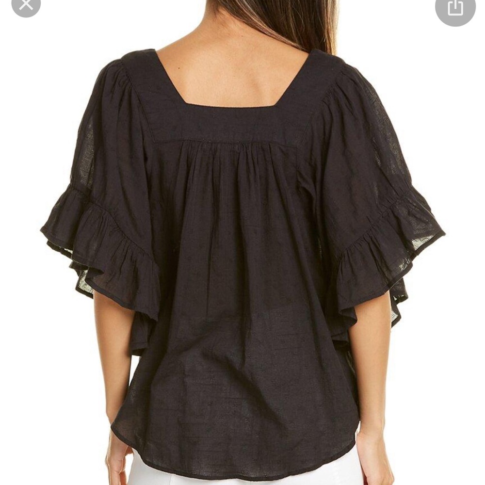 BOHO RUFFLE SLEEVE TOP - Picture 4 of 11